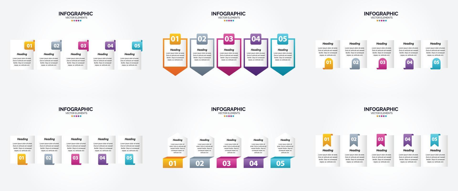 vector illustratie infographics vlak ontwerp reeks voor reclame brochure folder en tijdschrift