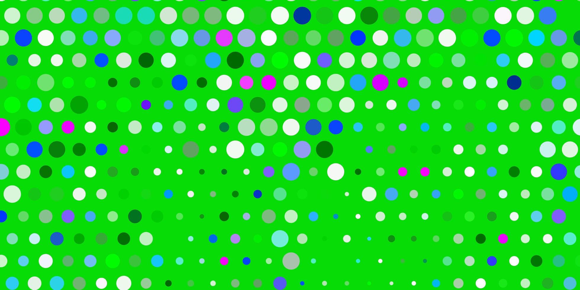 lichtroze, groene vectorlay-out met cirkelvormen. vector