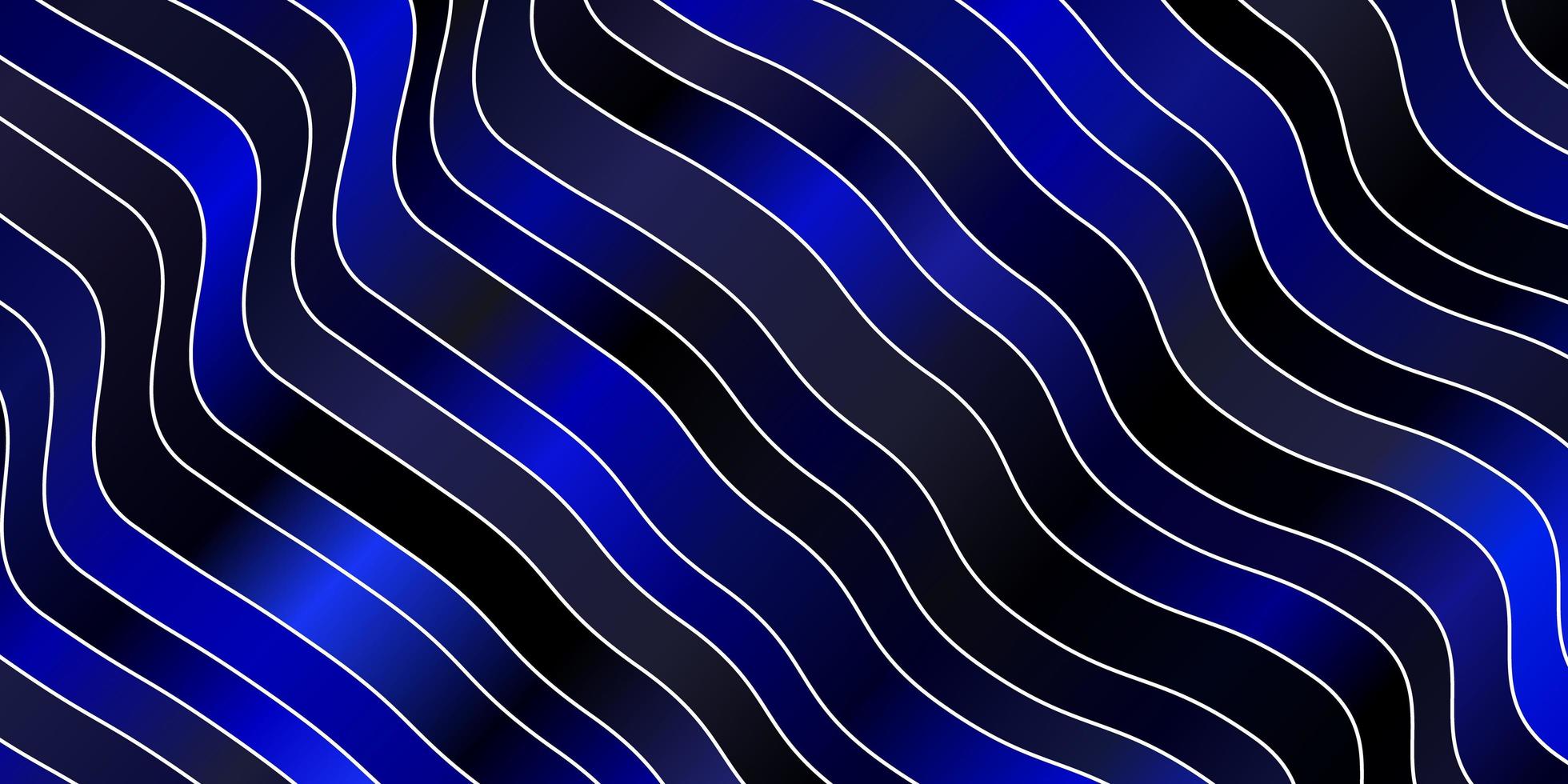 donkerblauwe vectortextuur met wrange lijnen vector