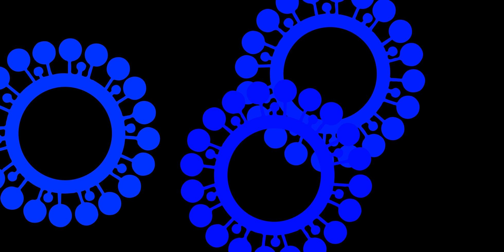 donkerblauw vectormalplaatje met grieptekens vector