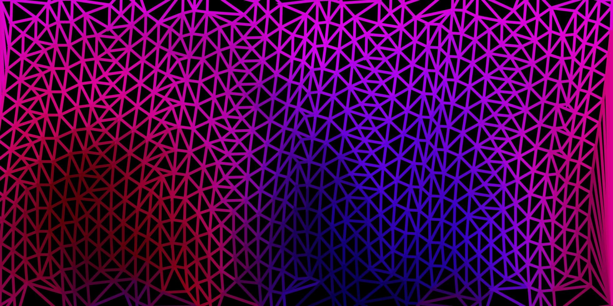 donkerblauw, rood vector abstract driehoeksjabloon.