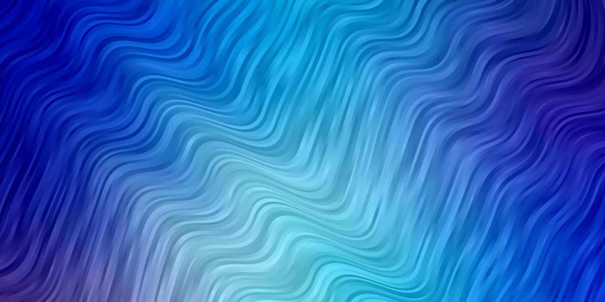 lichtroze, blauw vectorpatroon met krommen. vector