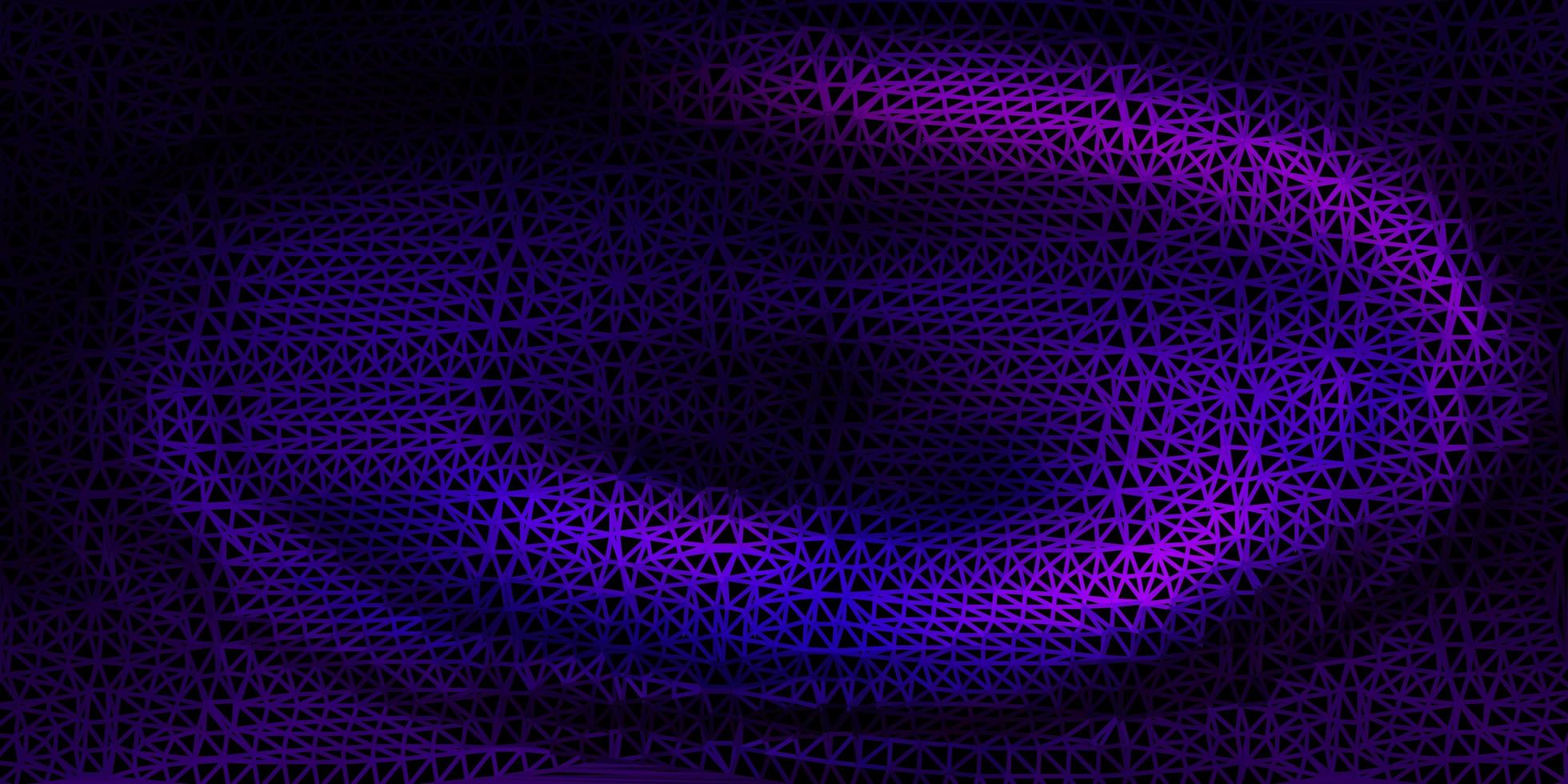 donkerpaars, roze vector abstract driehoeksjabloon.