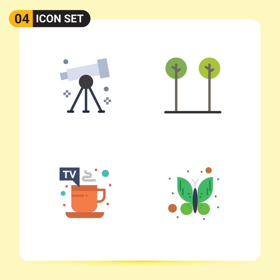 4 gebruiker koppel vlak icoon pak van modern tekens en symbolen van biologie kop wetenschap bladeren thee bewerkbare vector ontwerp elementen
