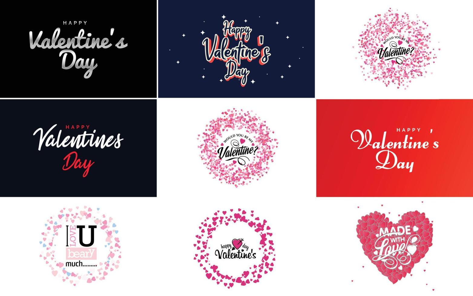 worden mijn Valentijn belettering met een hart ontwerp. geschikt voor gebruik in Valentijnsdag dag kaarten en uitnodigingen vector