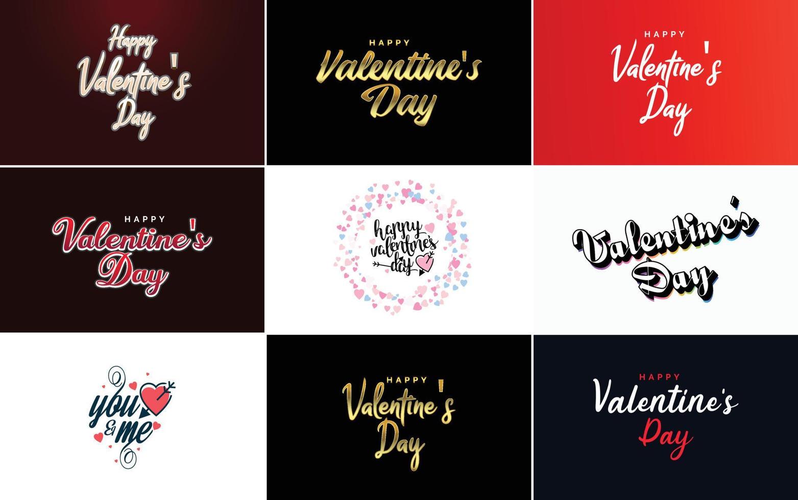 worden mijn Valentijn belettering met een hart ontwerp. geschikt voor gebruik in Valentijnsdag dag kaarten en uitnodigingen vector