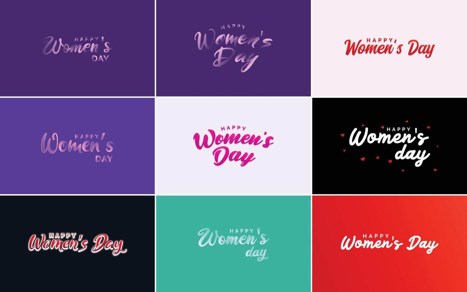 Internationale vrouwen dag belettering met een liefde vorm geven aan. geschikt voor gebruik in kaarten. uitnodigingen. spandoeken. affiches. ansichtkaarten. stickers. en sociaal media berichten vector