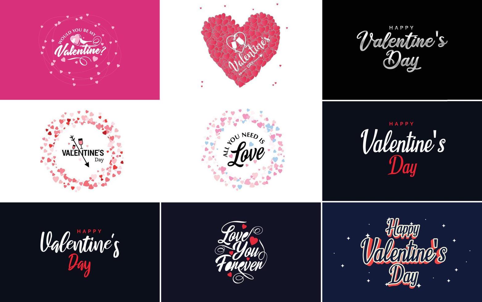 worden mijn Valentijn belettering met een hart ontwerp. geschikt voor gebruik in Valentijnsdag dag kaarten en uitnodigingen vector