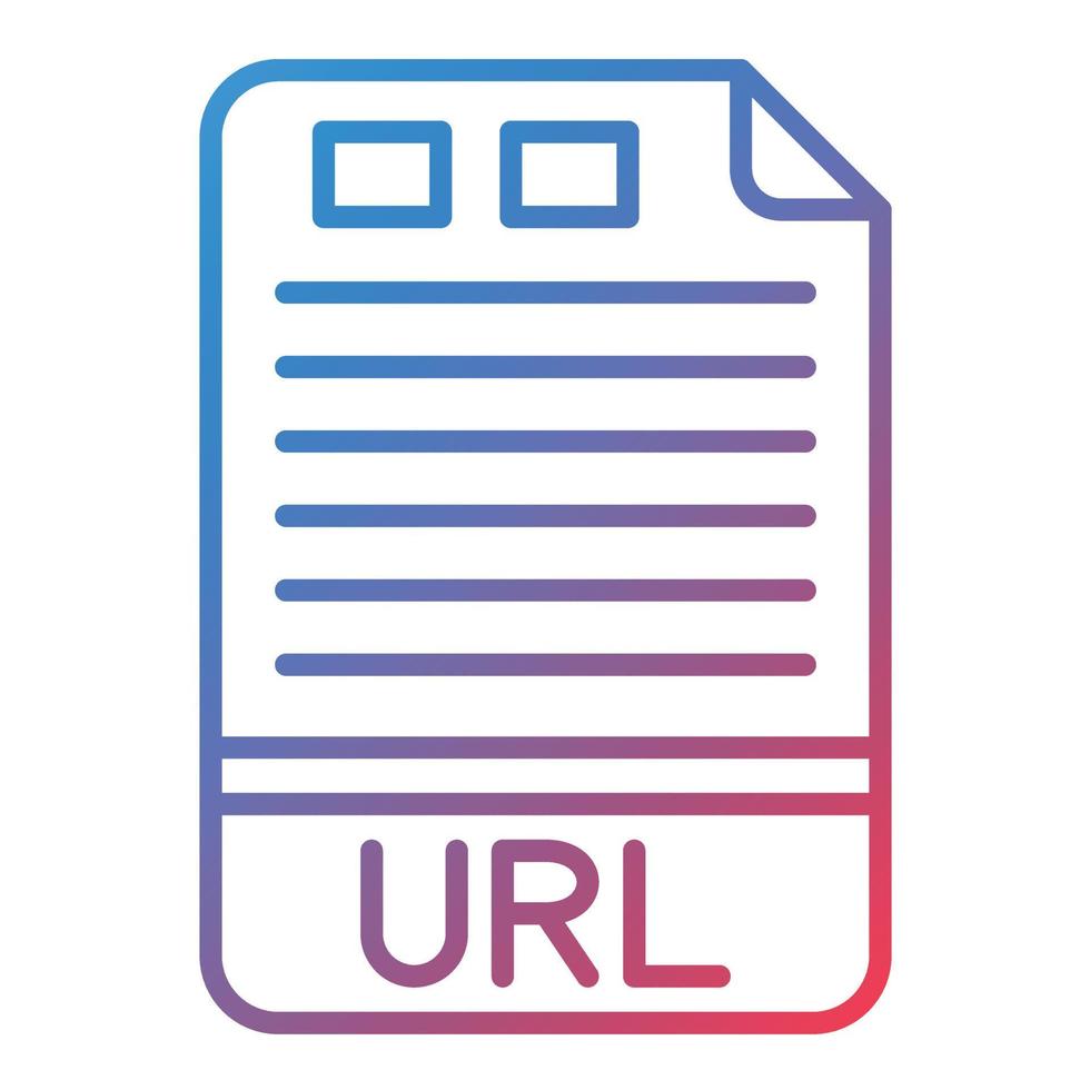 url lijn helling icoon vector