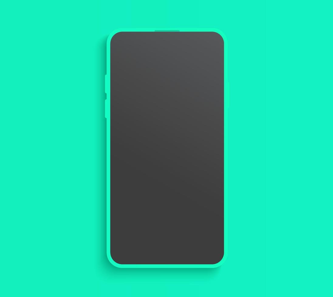 realistisch modern smartphone technologie vector mockup sjabloon