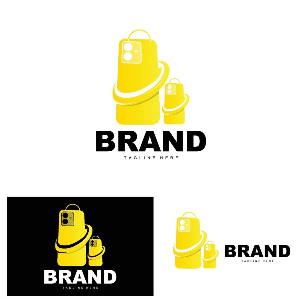 smartphone logo, modern elektronica vector, smartphone winkel ontwerp, elektronisch goederen vector