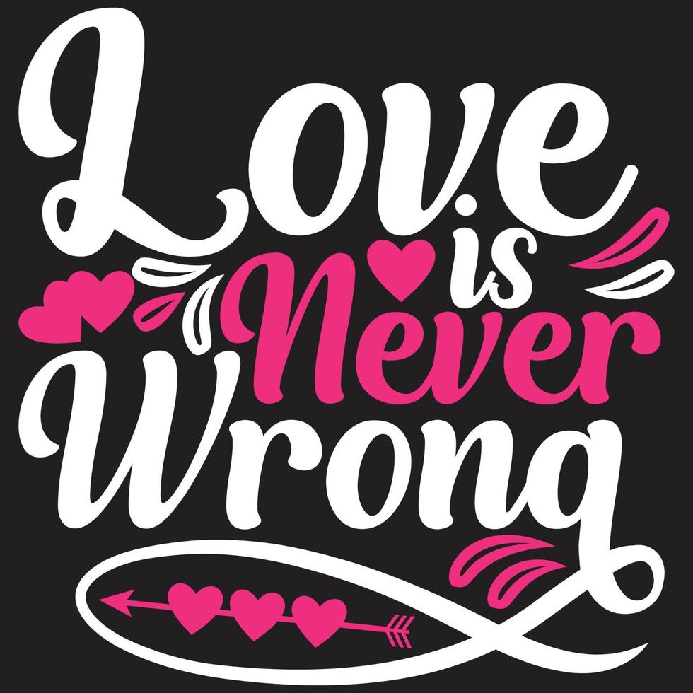 gelukkig valentijnsdag dag typografie belettering romantisch belettering van liefde t-shirt vector