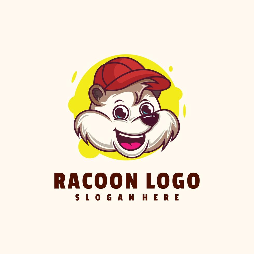 wasbeer tekenfilm logo vector