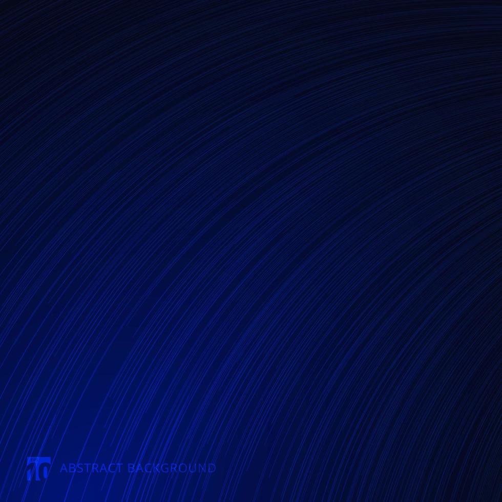 abstracte kromme lijnen textuur blauwe achtergrond met kleurovergang. vector