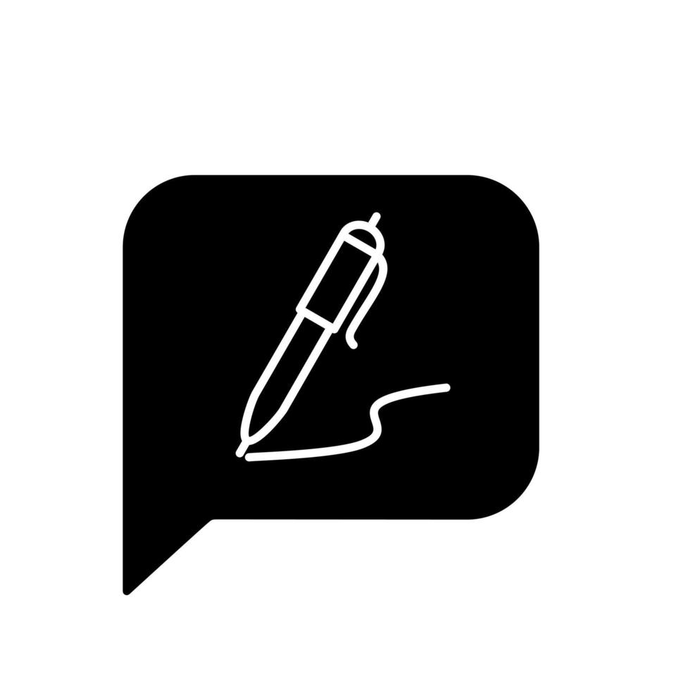 schrijven icoon vector set. aantekeningen illustratie teken verzameling. auteur symbool. notitieboekje logo.