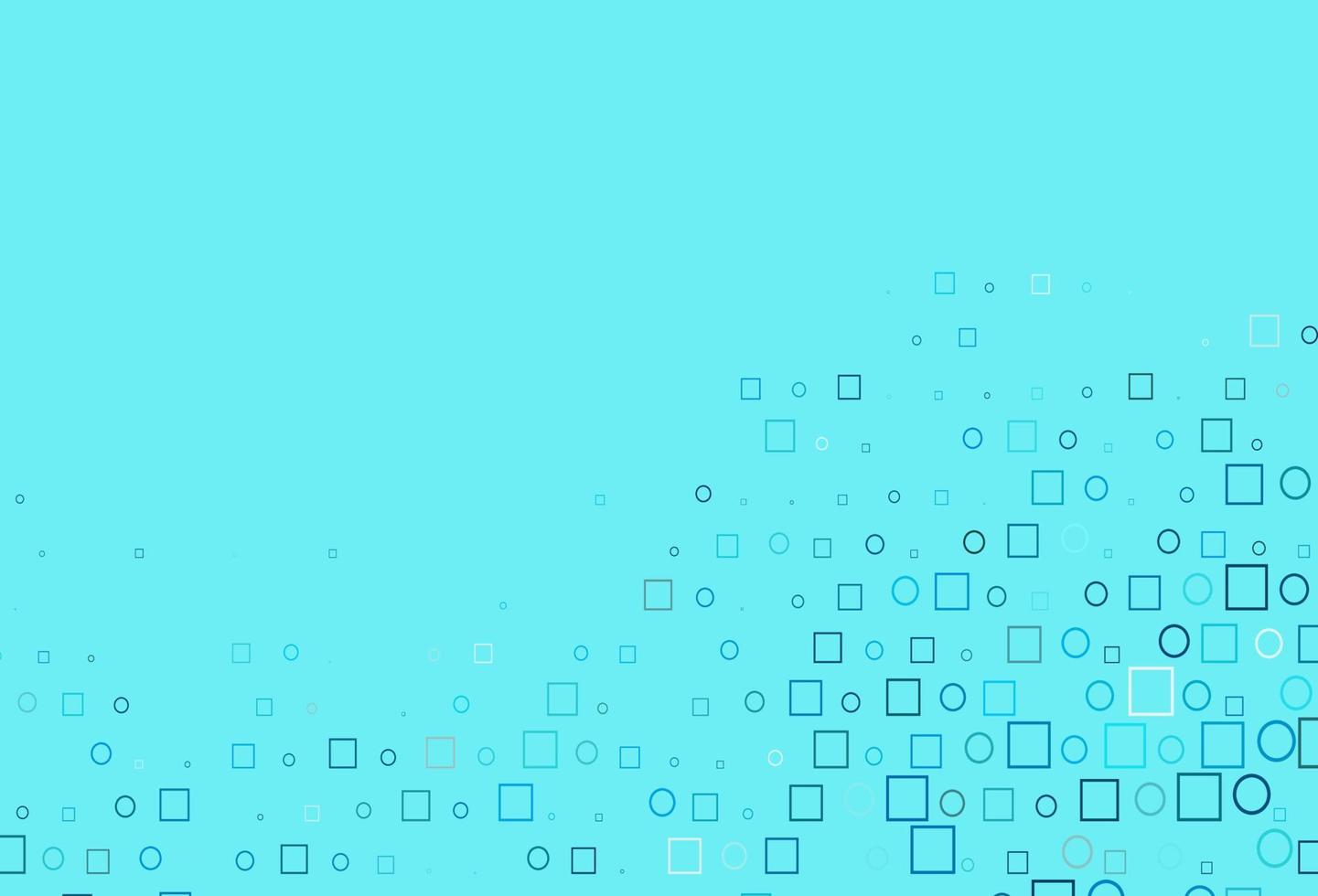 lichtblauwe vectorachtergrond met stippen, vlekken, kubussen. vector