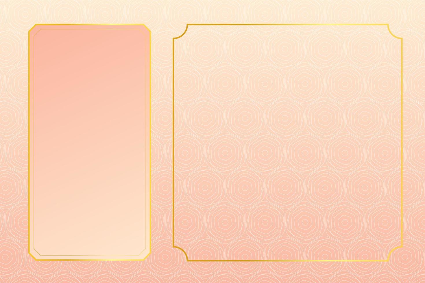 modern luxe abstract achtergrond met gouden lijn elementen. modern roze goud achtergrond voor ontwerp vector