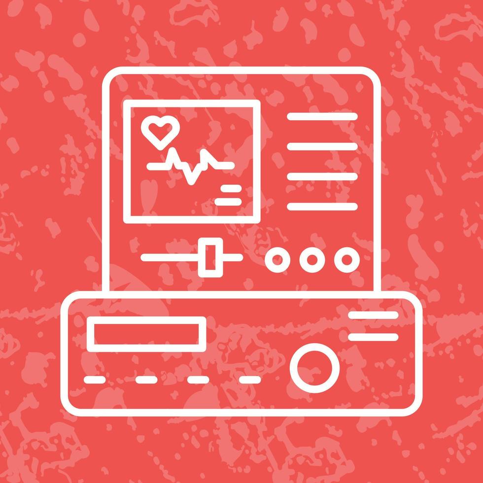 elektrocardiogram vector icoon