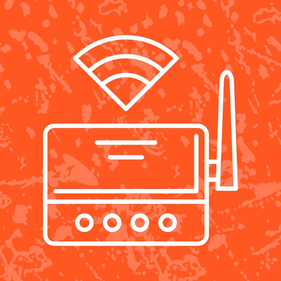 Wifi router vector icoon