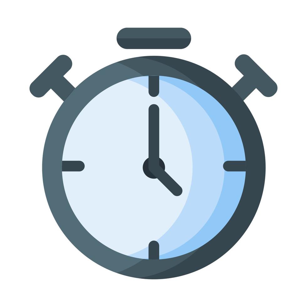 stopwatch icoon in vlak stijl vector