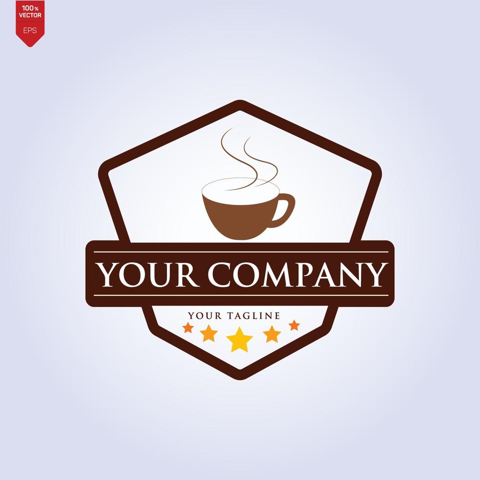 bonen en koffie kop logo sjabloon vector icoon ontwerp vrij vector