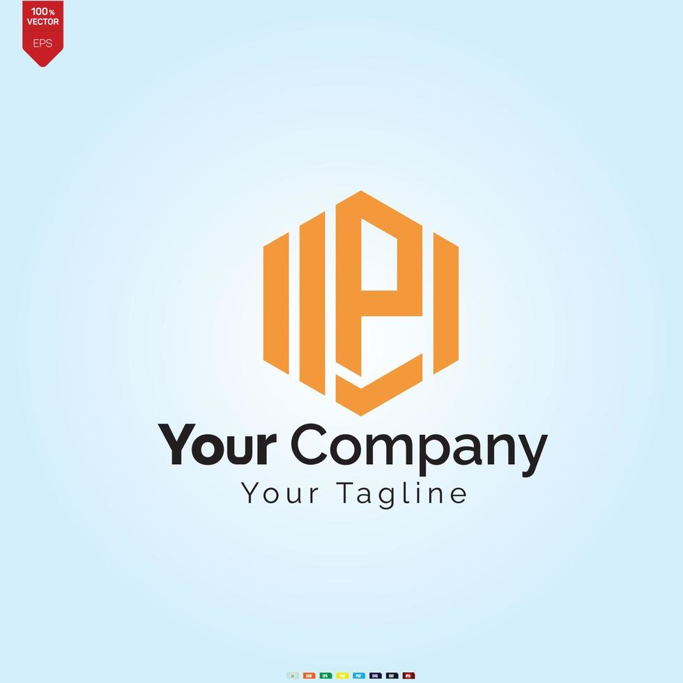 v brief logo icoon voor bedrijf en bedrijf pro vector