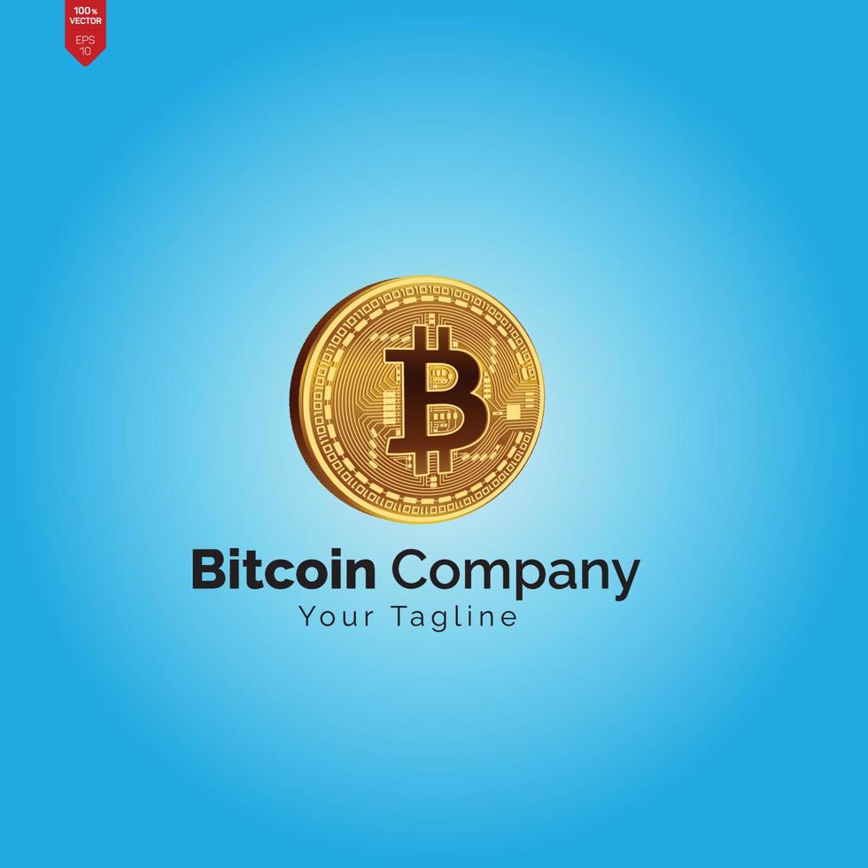 beetje munt logo reeks bestaande van geld en verbinding voor bank, cryptogeld pro vector