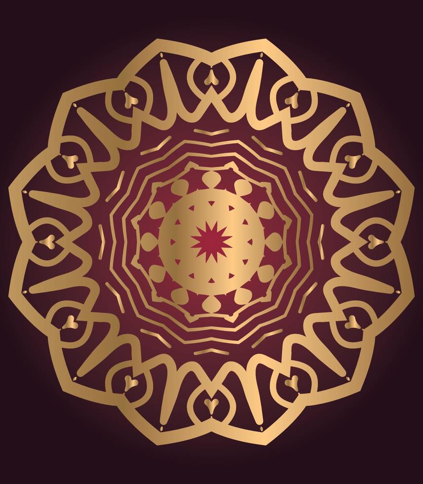 wijnoogst kleurrijk mandala met bloemen ornament. boho stijl achtergr vrij vector