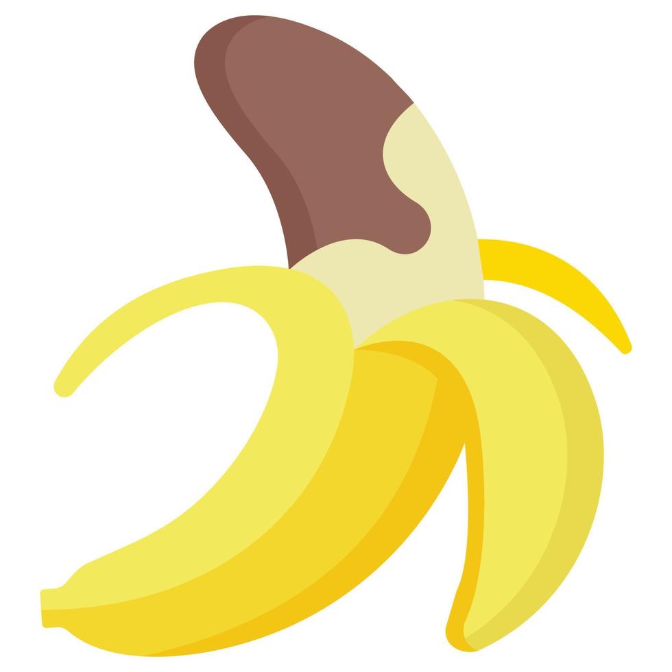 banaan in chocola welke kan gemakkelijk Bewerk of aanpassen vector