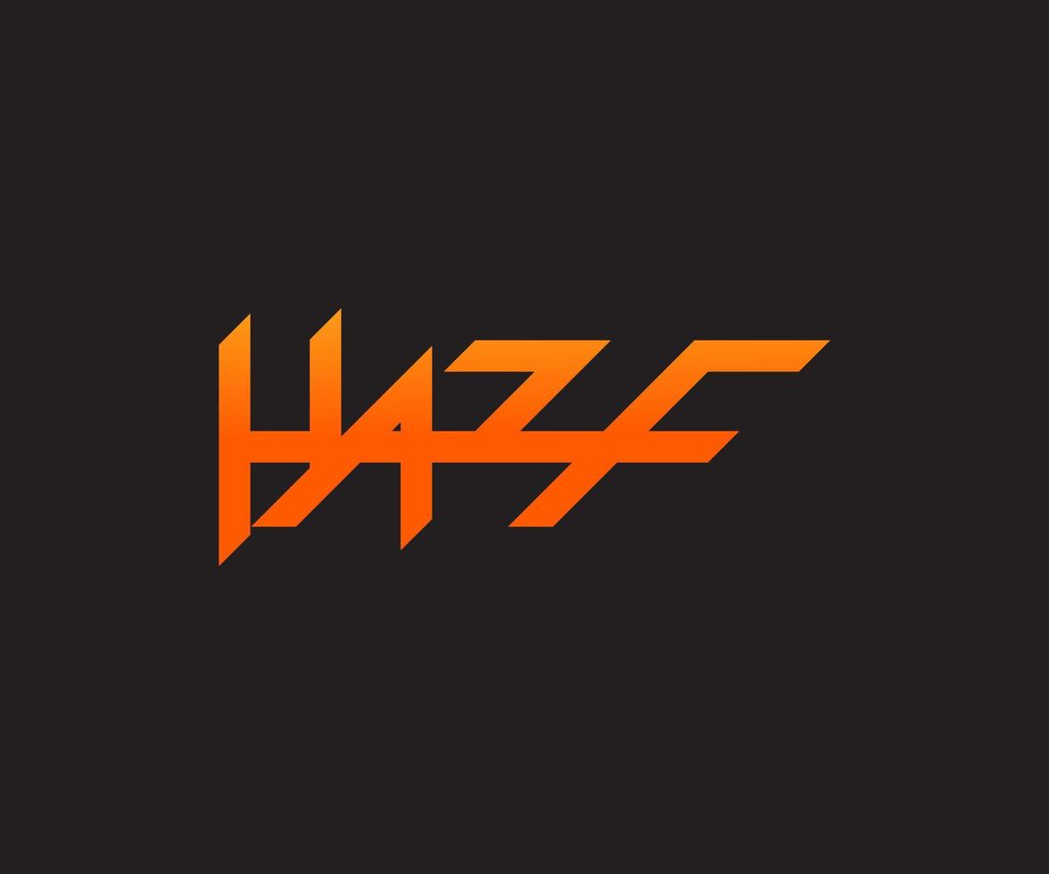 hyazf brief logo. hyazf brief logo ontwerp. modern elegant logos met brieven hyazf. hyazf brief logo bedrijf sjabloon vector icoon. brief hyazf logo icoon ontwerp sjabloon elementen