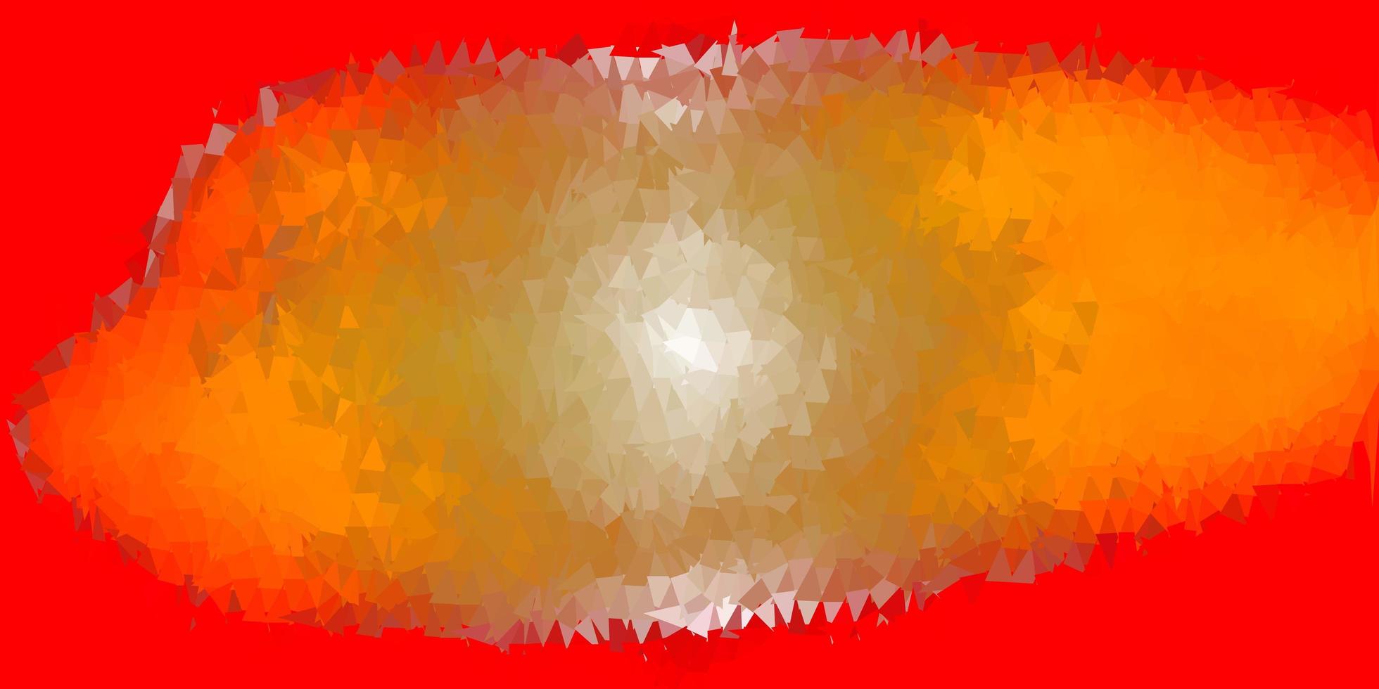 lichtoranje vector abstracte driehoeksjabloon.