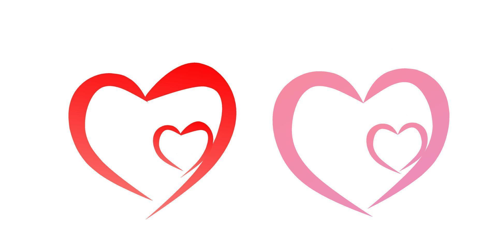 liefde hart icoon vector. creatief illustratie romantisch verzameling liefde symbolen. liefde concept. voor valentijnsdag dag, moeders dag, bruiloft, liefde en romantisch evenementen vector