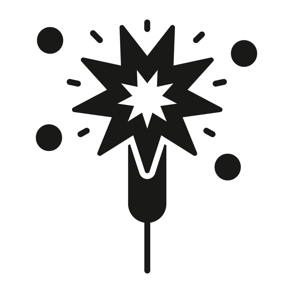 sterretje vector glyph icoon geïsoleerd Aan wit achtergrond