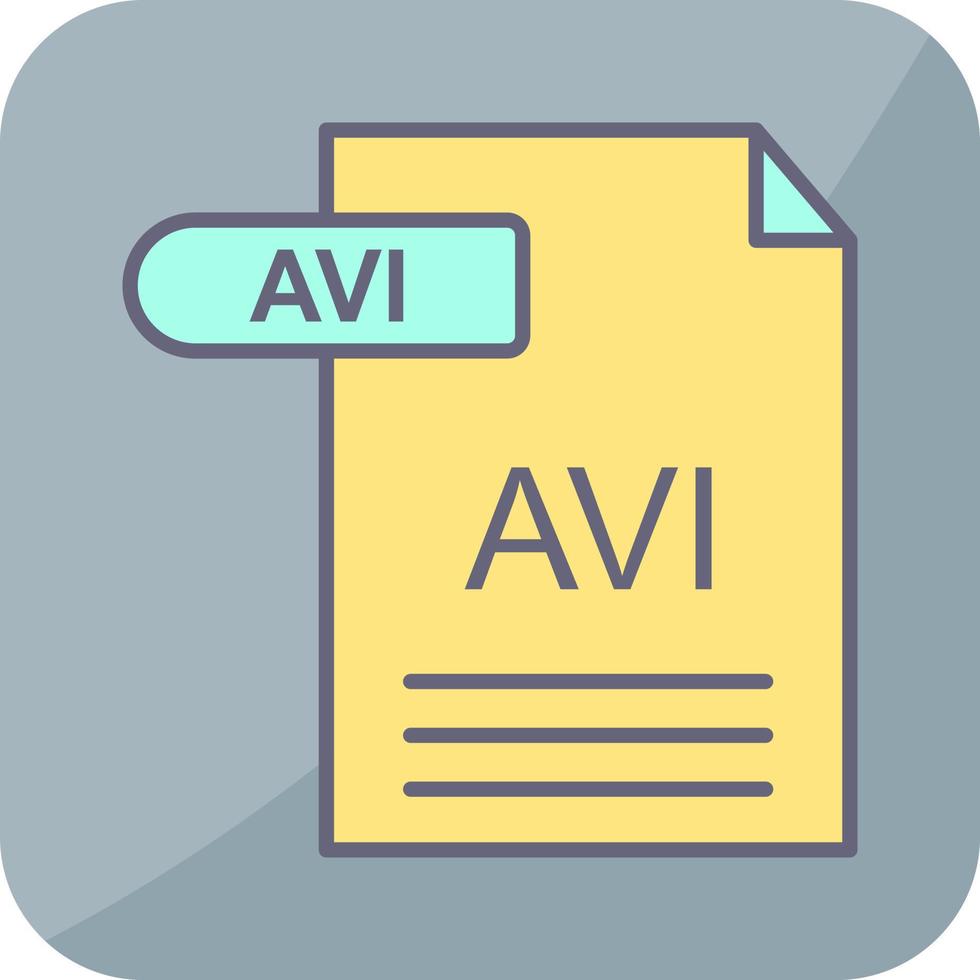 avi vector icoon