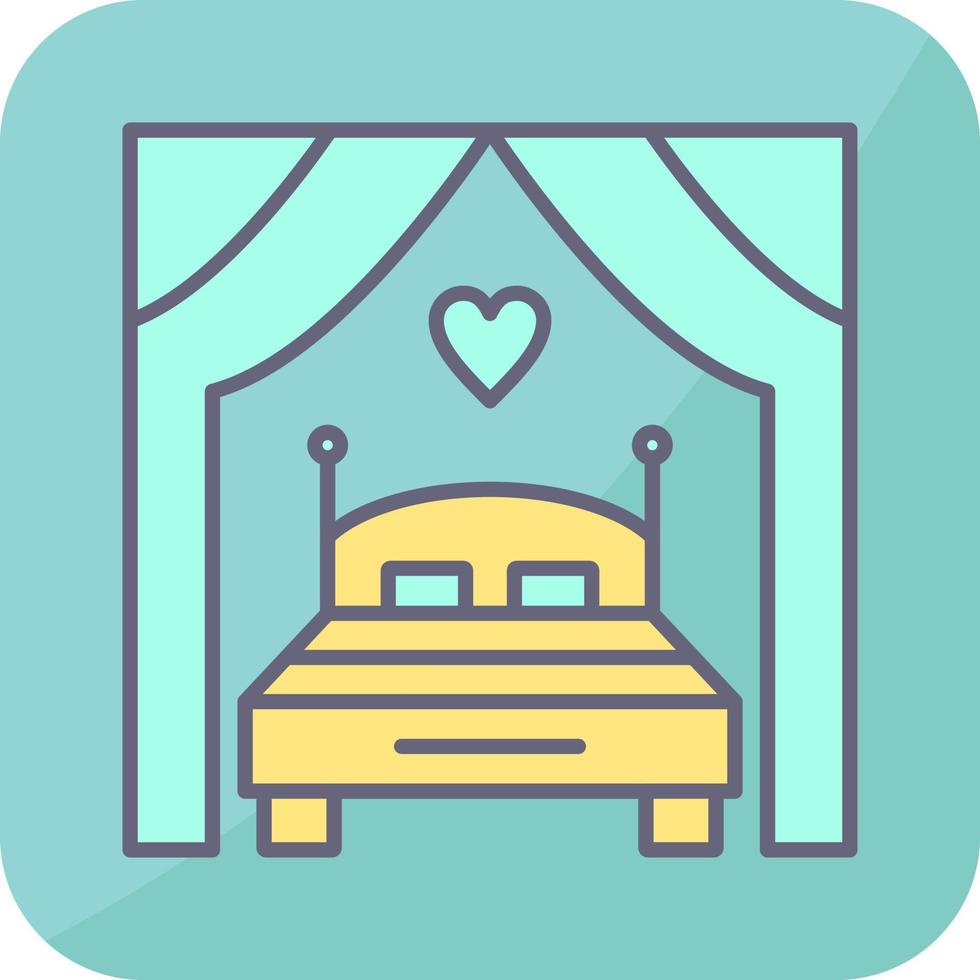 bed vector icoon