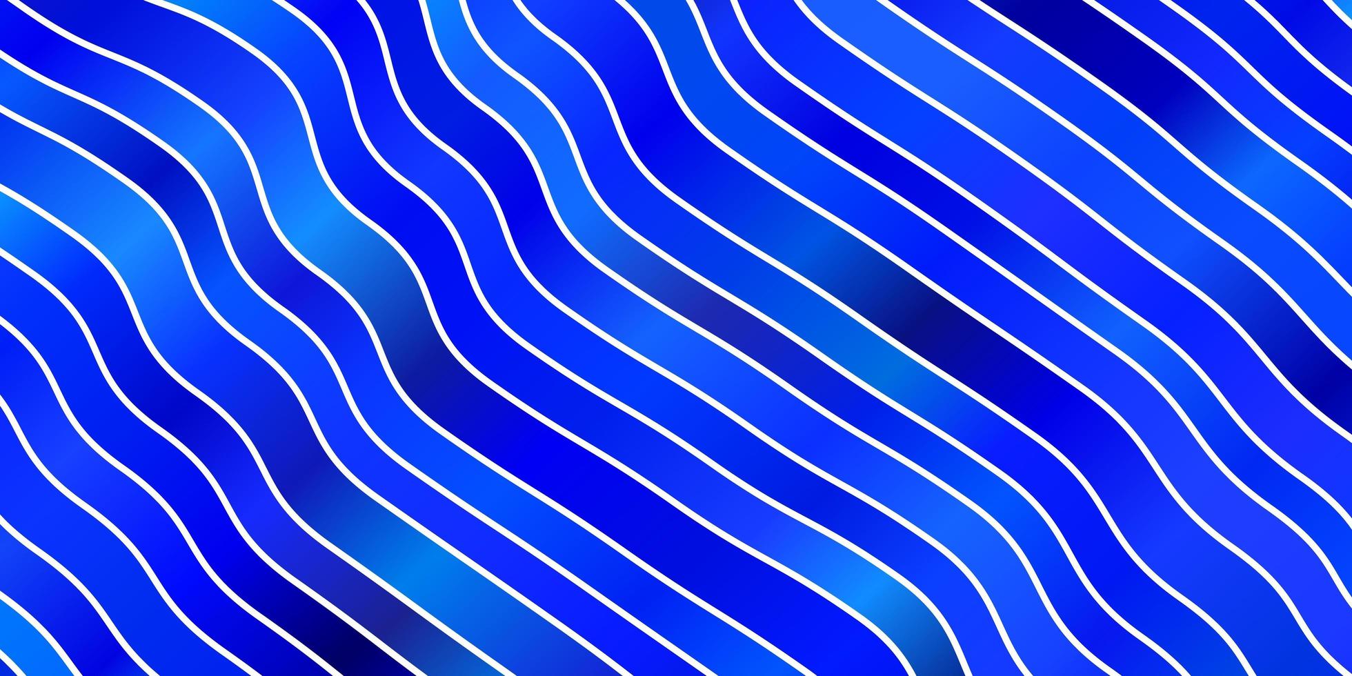 lichtblauw vectorpatroon met wrange lijnen vector