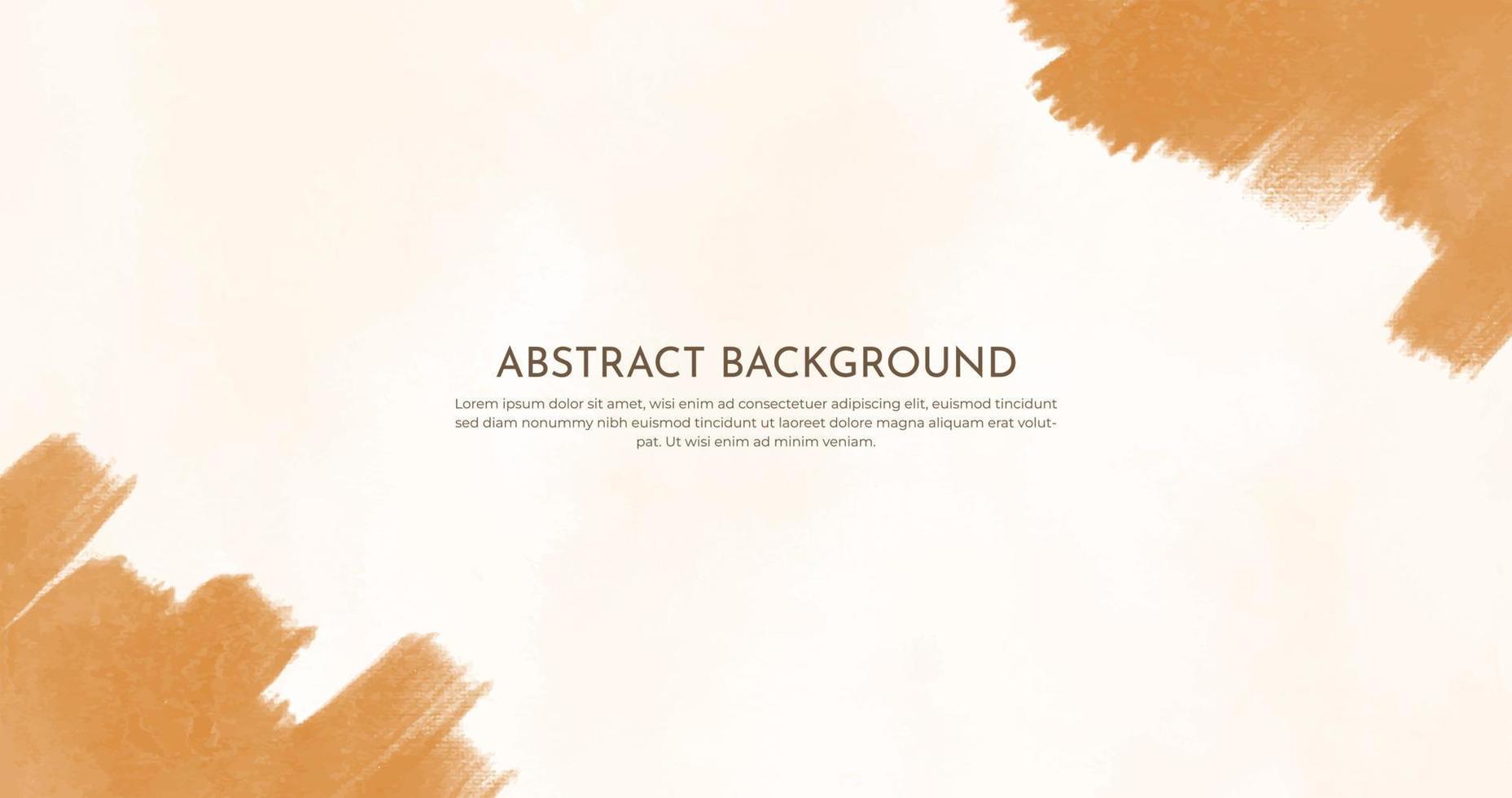 abstract horizontaal waterverf achtergrond. neutrale licht gekleurde leeg ruimte achtergrond illustratie vector