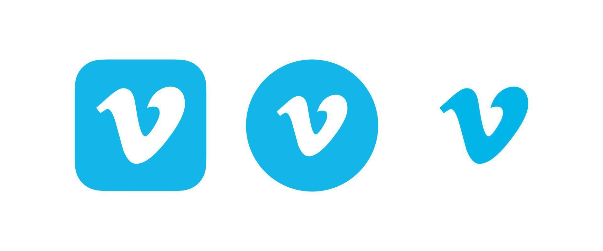 vimeo logo, vimeo symbool, vimeo icoon vrij vector