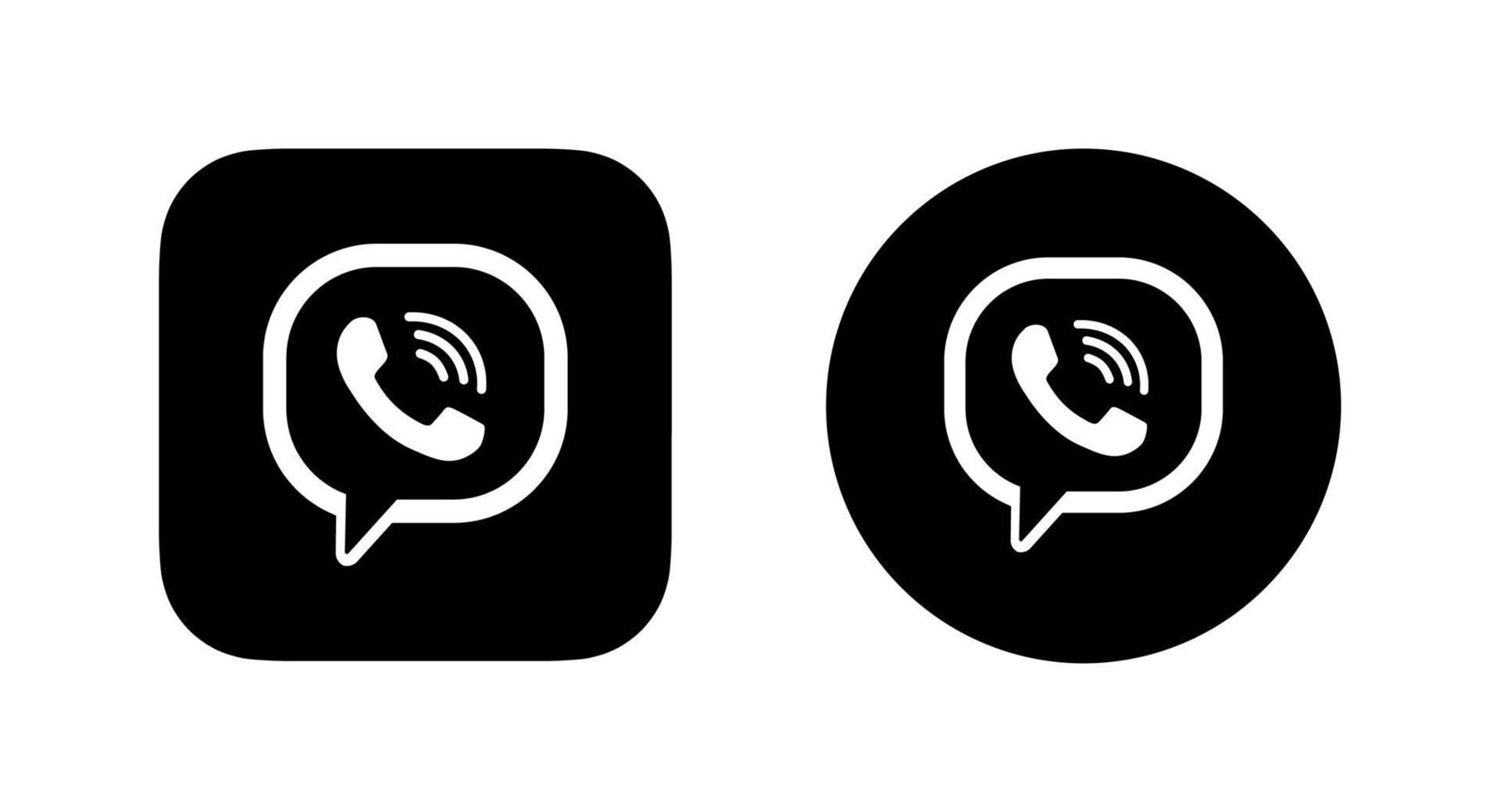 viber app logo, viber logo, viber icoon vrij vector