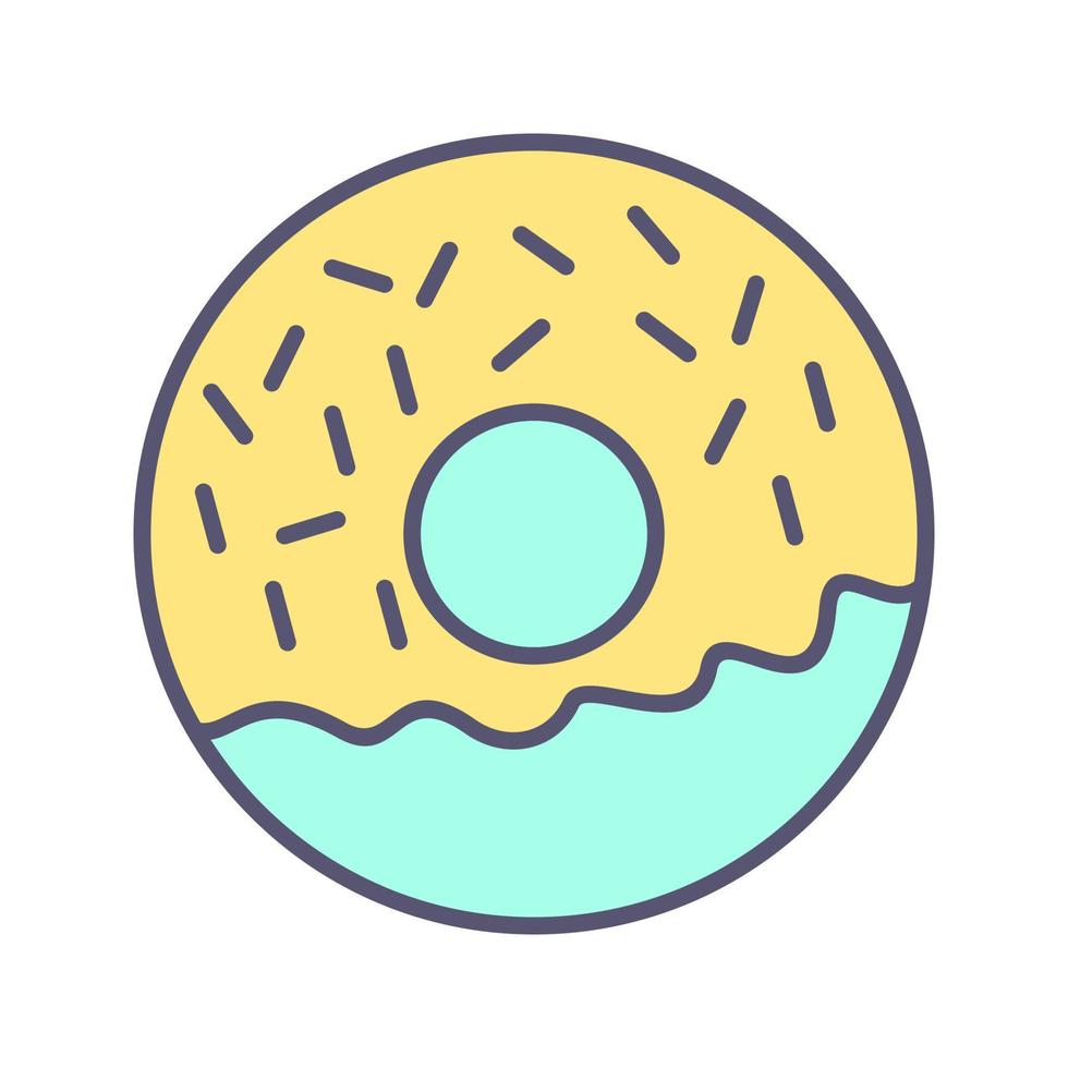 donut vector pictogram