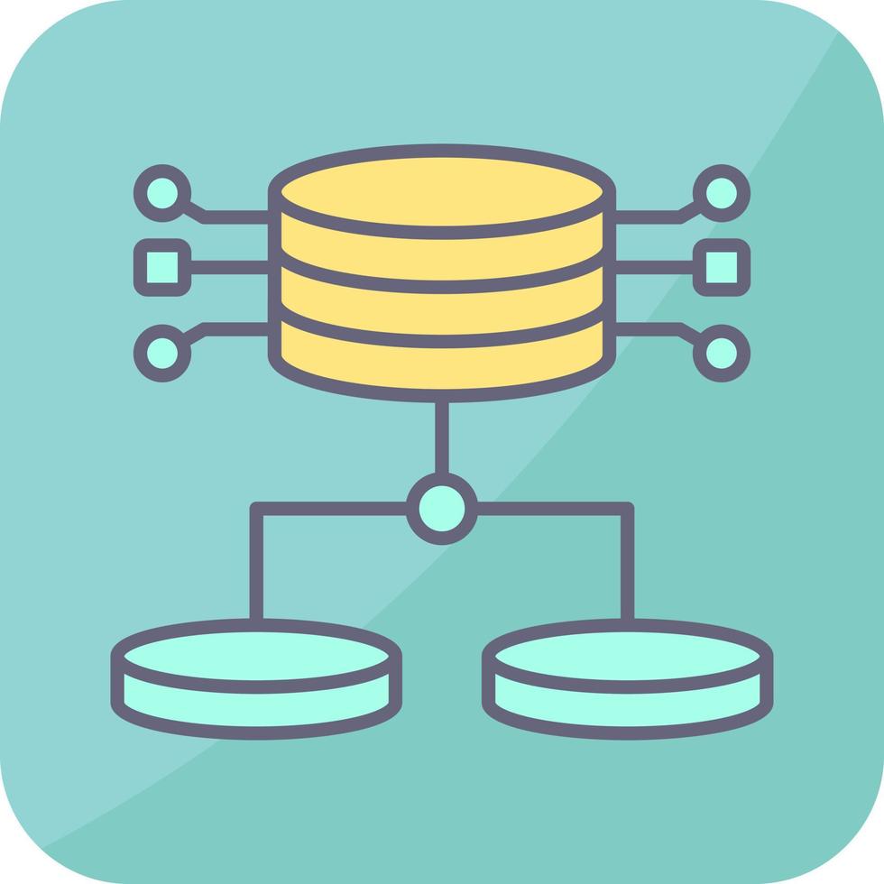 gestructureerd gegevens vector icoon