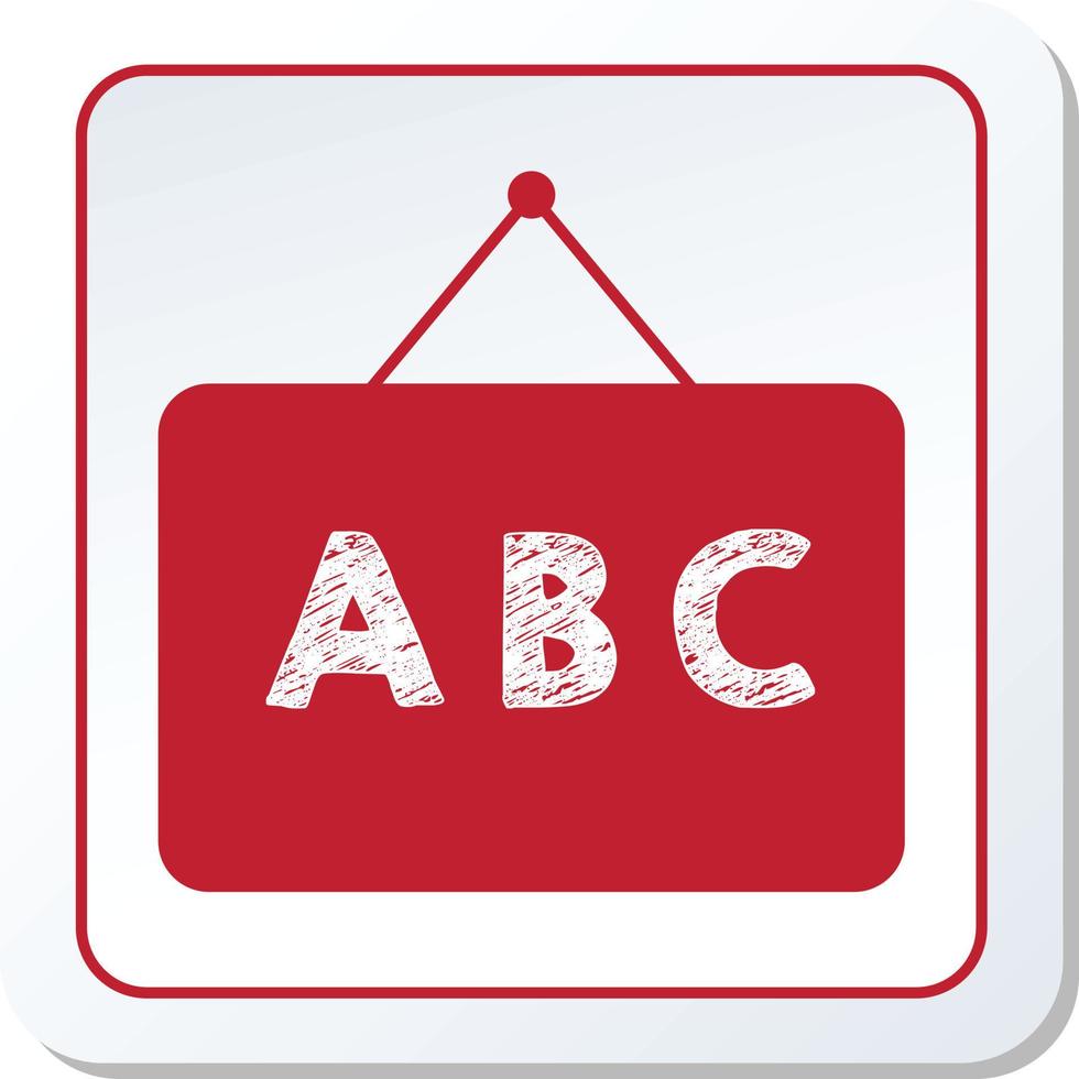 abc brieven Aan een wit achtergrond. vector illustratie. eps 10.