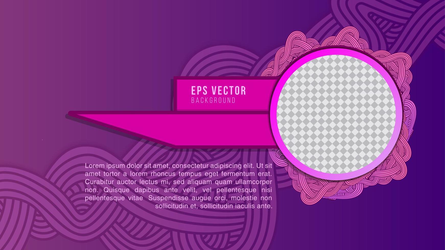 tekening Purper infographic stappen. vector illustratie.