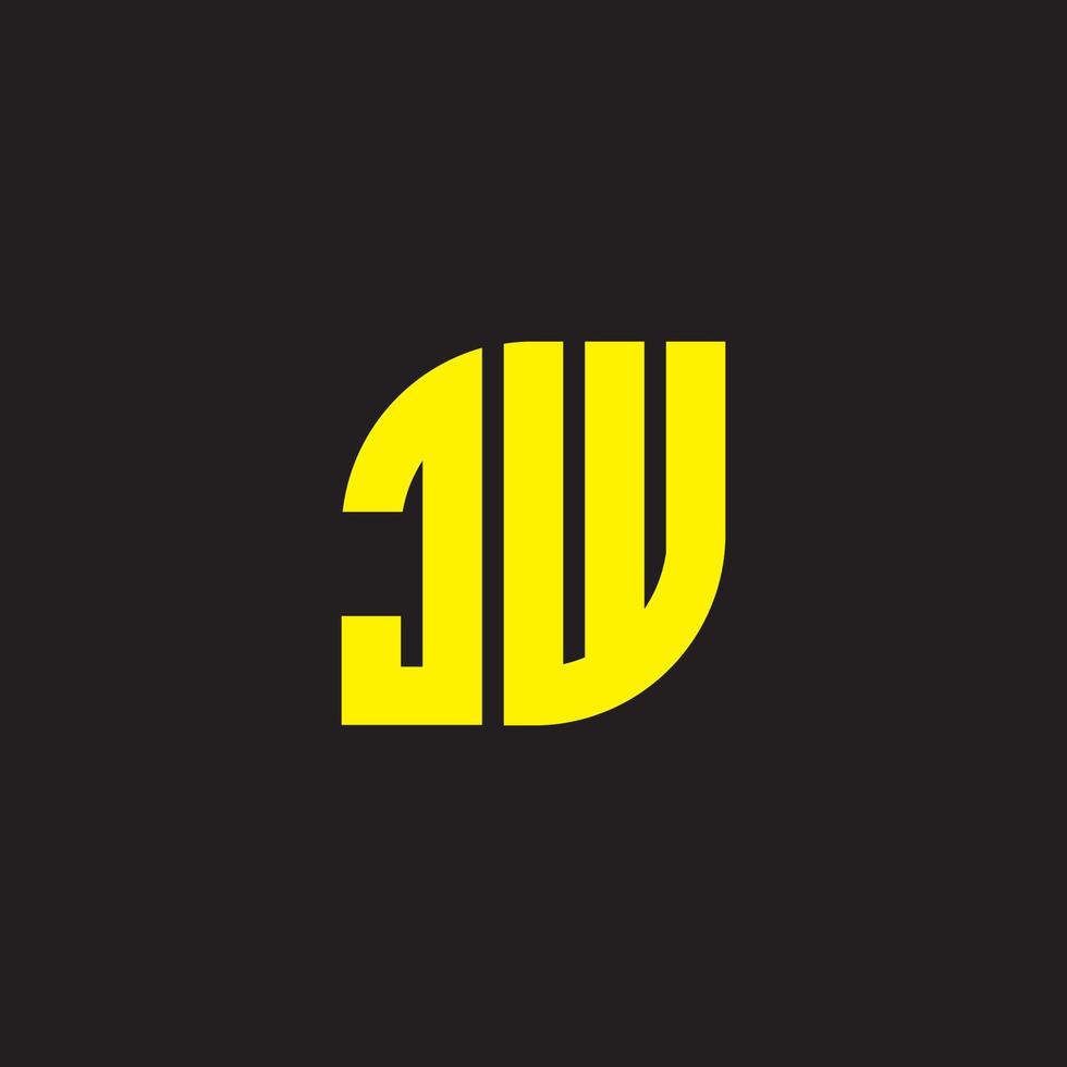 jw logo ontwerp vector Sjablonen