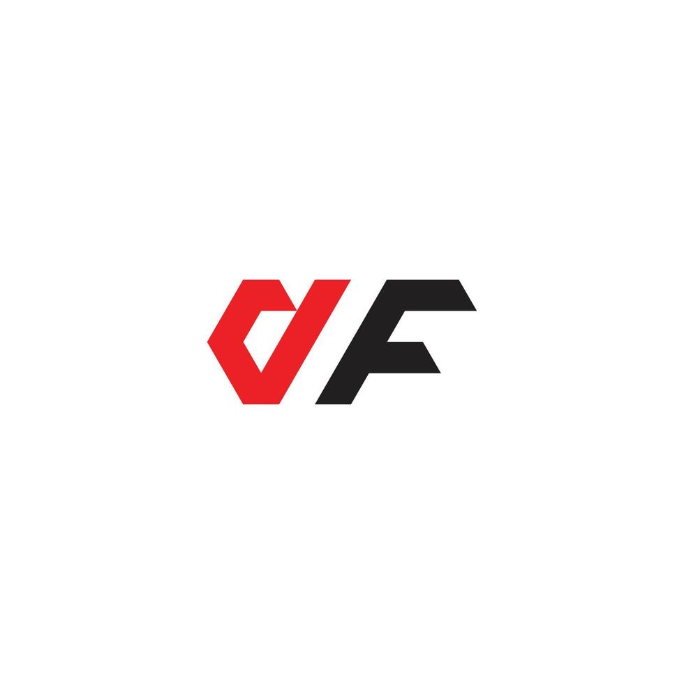 df logo ontwerp vector Sjablonen