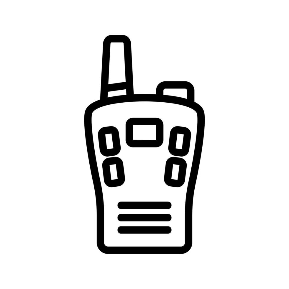 compact meerdere knoppen walkie talkie icoon vector schets illustratie