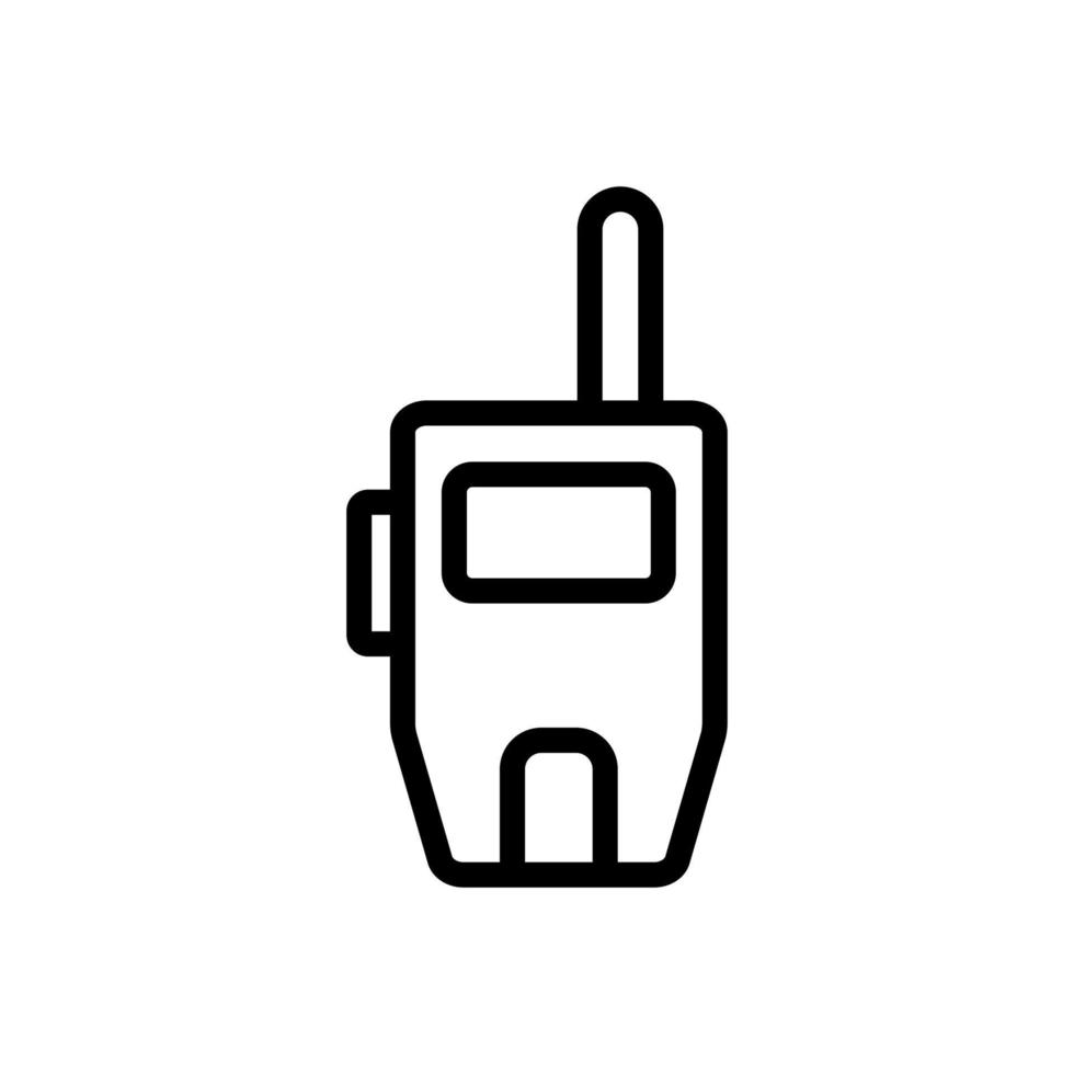 werken walkie talkie icoon vector schets illustratie