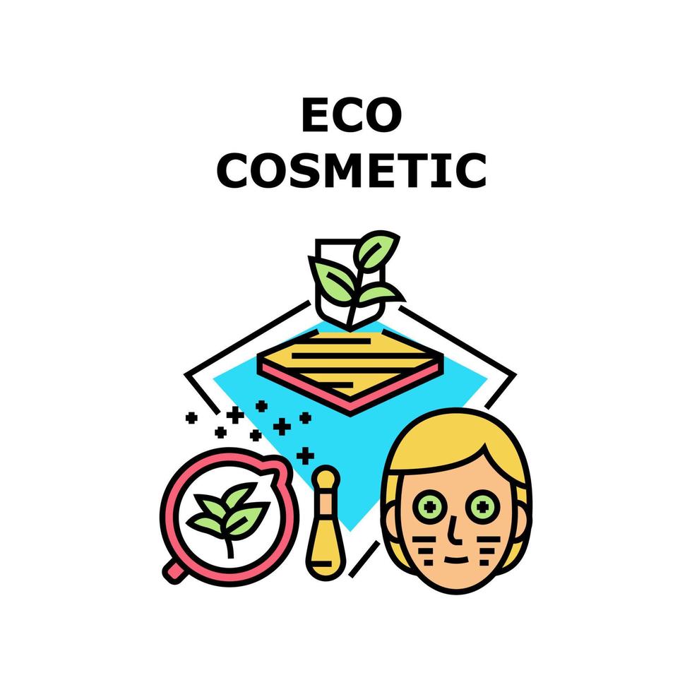 eco kunstmatig vector concept kleur illustratie