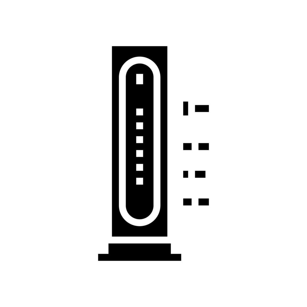 kabel modem glyph icoon vector illustratie