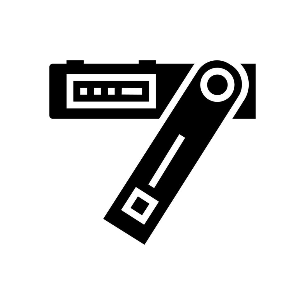 crypto digitaal apparaat glyph icoon vector illustratie